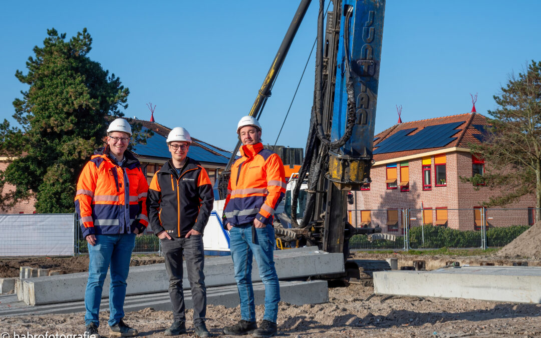 Eerst paal geslagen in Park de Beeck