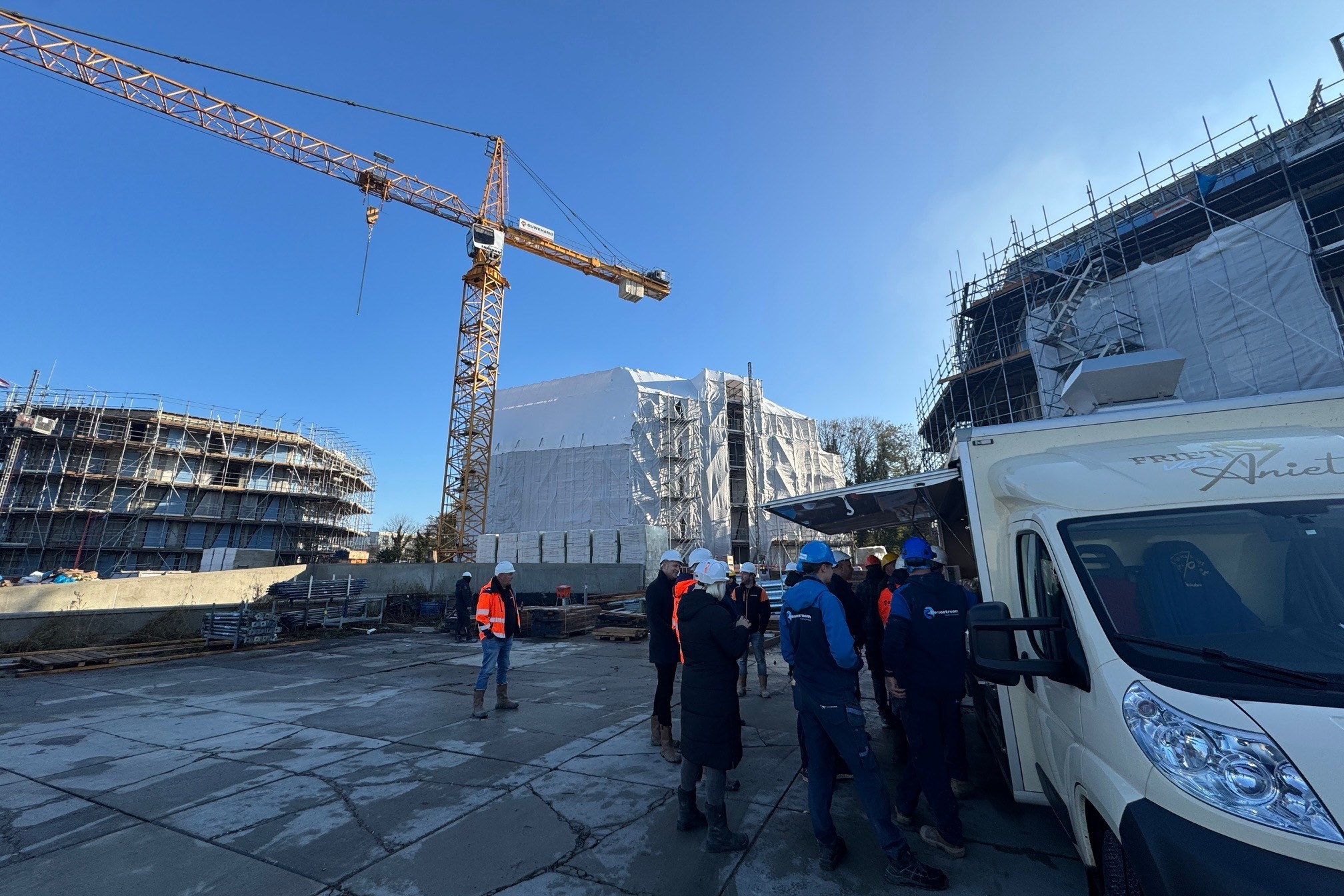De Fonkeling in Leerdam bereikt het hoogste punt: mijlpaal voor de bouw van 69 appartementen