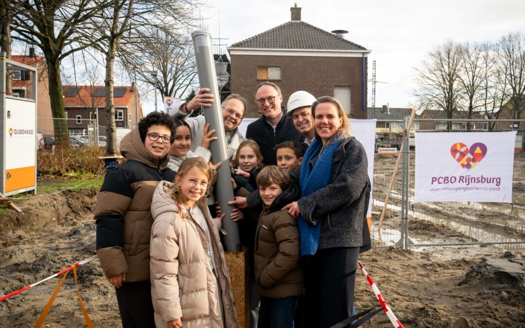 Bouw vernieuwde Oranje Nassauschool feestelijk gevierd