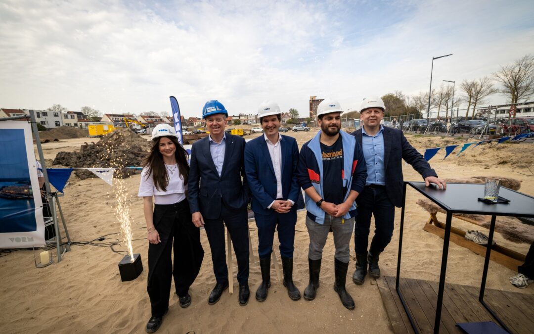 Feestelijke start bouw 160 woningen BLOOM te Haarlem