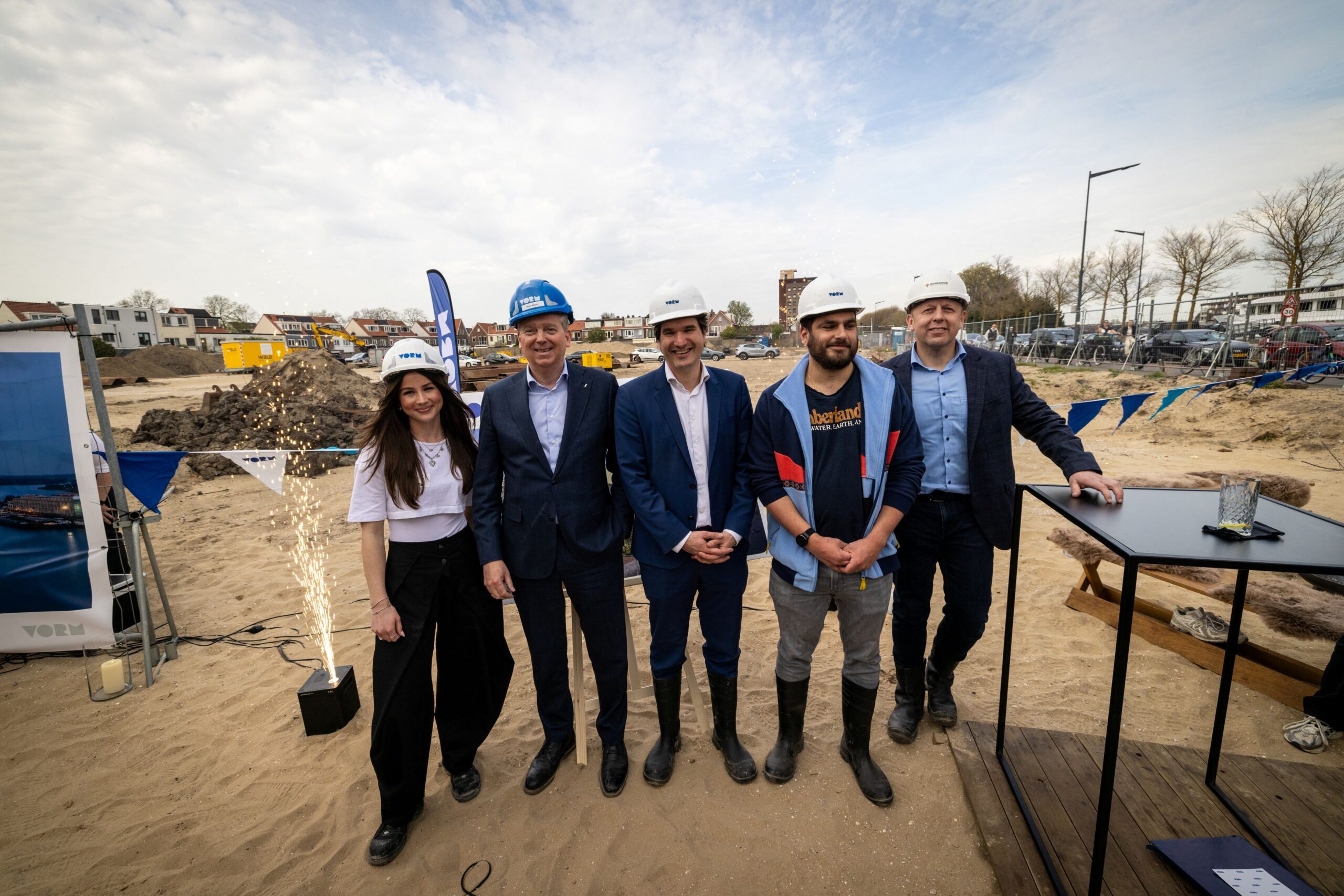 Feestelijke start bouw 160 woningen BLOOM te Haarlem